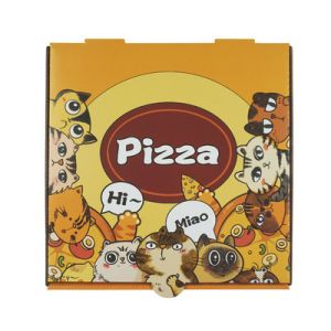 Custom 8 Inch 9 Inch Pizza Takeaway Boxes Matt Lamination