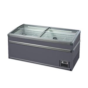 Refrigerated Showcase Commercial Cooler Frozen Food Display Freezer With Top