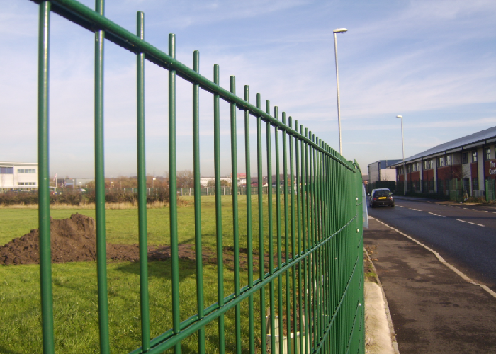 High-Security Double Loop Wire Fencing PVC-Coated for Airport Perimeter Protection