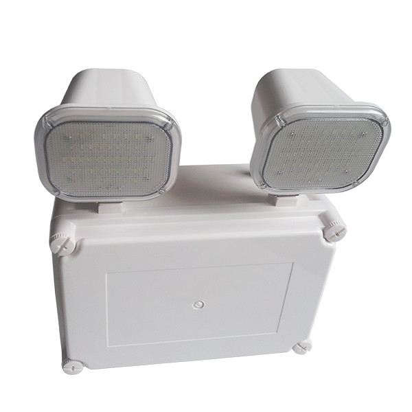 Buy 2x6w LED Twin Spot Emergency Rechargeable Lighting IP65 Waterproof at wholesale prices