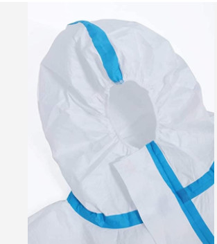 Buy Waterproof Medical Disposable Protective Coverall With Tape at wholesale prices