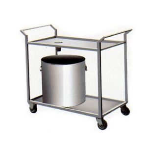 Quality Kitchen Leftover Stainless Steel Serving Trolley / Collected Cart CE ROHS for sale