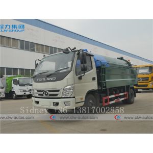 Foton Forland 8000L 4X2 Vacuum Sewage Suction Truck