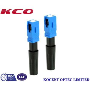 SC UPC Fast Connector with No Special Assembling Tool Factory-Installed Fiber