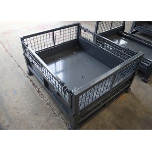 1.5T Load Collapsible Wire Pallet Cages Pallet Container Customized