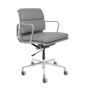 China Herman Miller Soft Pad Office Chair Grey Color With 5 Star Aluminum Base on sale