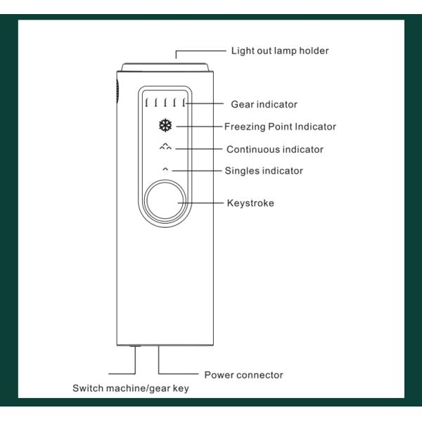 Portable Freezing point Hair Removal Epilator IPL Ice Cooling Permanent Hair Removal instrument For Home Use