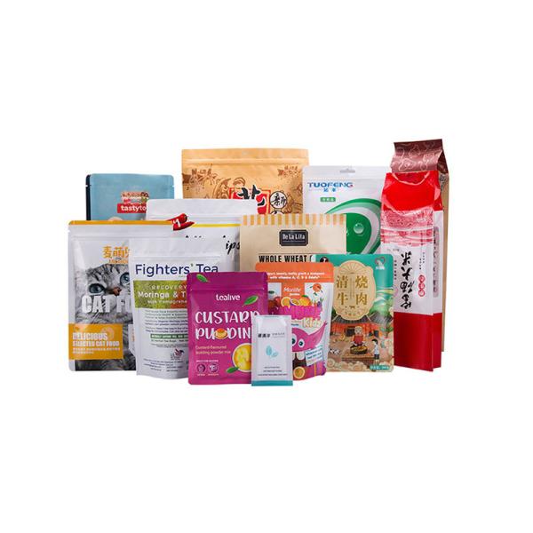 Buy Resealable Stand Up Zipper Bag For Herbs Snack Tea Spices Pet Food Soaps Packaging at wholesale prices