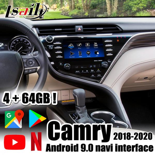 Buy 4GB PX6 Android 9.0 Toyota Android Car Interface for Camry 2018-2021 support Netflix , YouTube , CarPlay , google play at wholesale prices