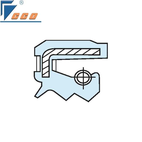 TC4 NBR Oil Seal Black Rubber Rotary Oil Seals Double Lip Skeleton Oil Seal