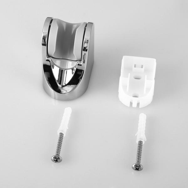 Buy OEM Bathroom Hand Held Shower Holder Wall Mount Chrome Finish Adjustable at wholesale prices