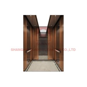 2000kg Motor Room Lift With Self Learning Function Monitoring System