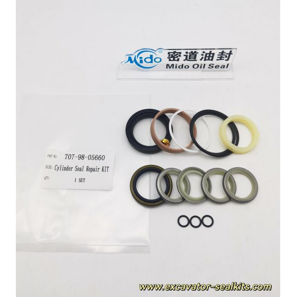 Complete All-in-One Hydraulic Cylinder Seal Repair KIT for 707-98-05660