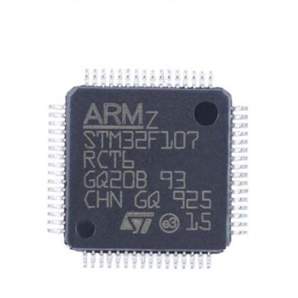 Buy Original Electronic Components MCU microcontroller Chips STM32F107RCT6 STM32F107RCT6TR IC MCU 32BIT 256KB FLASH 64LQFP at wholesale prices