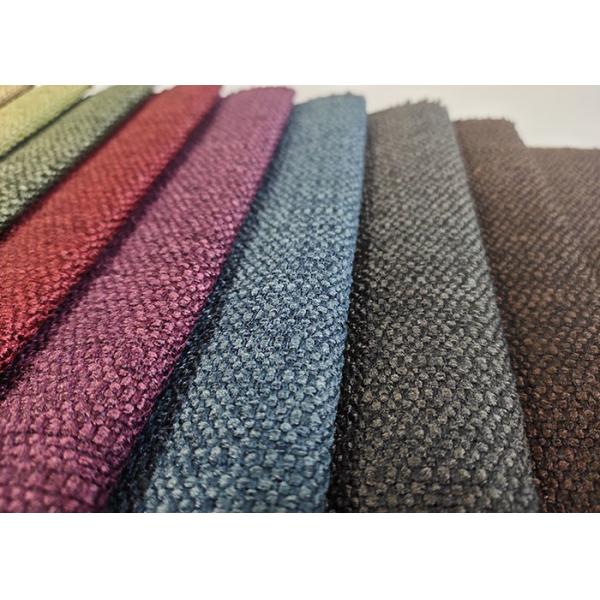 Buy 100% Polyester Linen Sofa Fabric TUV 142cm Woven Textile at wholesale prices