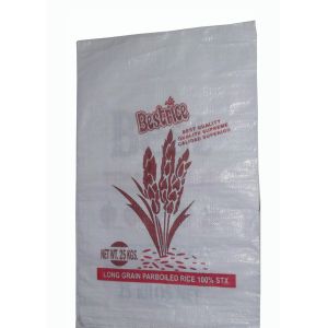 BOPP Laminated PP Woven Sacks For Flour Packaging Side Gusset Tear Resistant