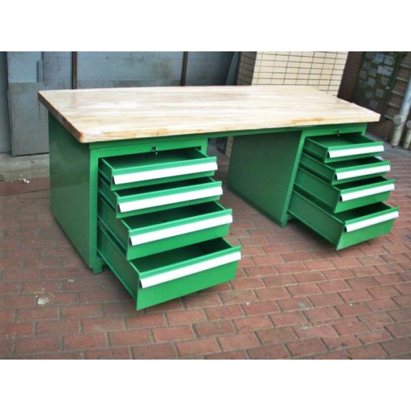 Buy 500 - 2000kg Wood Bench Top Industrial Workbenches With Tool Cabinets at wholesale prices