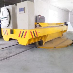 Quality Factory / Warehouse Handling Equipments , On Rails Automated Electric Turntable for sale
