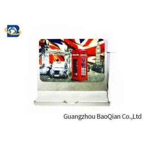 PET Fridge Lenticular Magnet Souvenir 4 Color 3D UV Printing 0.45mm Thickness