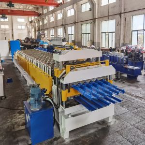 Triple Layer Roof Sheet Roll Forming Machine Corrugated Tile