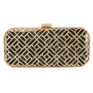 Quality Geometric Patterns Hollow Out Purse Frame Bridal Handbag Frame for sale