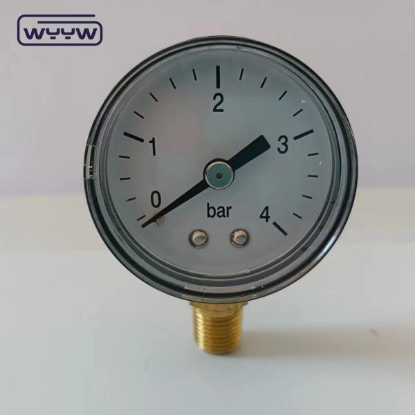 Buy High Accuracy Steel Case Water Pressure Test Gauge Back Mount at wholesale prices