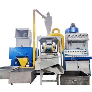 99% Sorting Rate Scrap Copper Wire Recycling And Stripping Granulator Machine