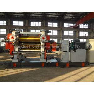 Quality 4 Roll Rubber Calender Machine 450x1400 For Tire Industry for sale