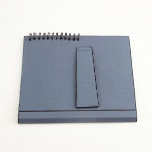 PU Leather Nonslip Stand Up Desk Calendar Multipurpose Ecoxfriendly