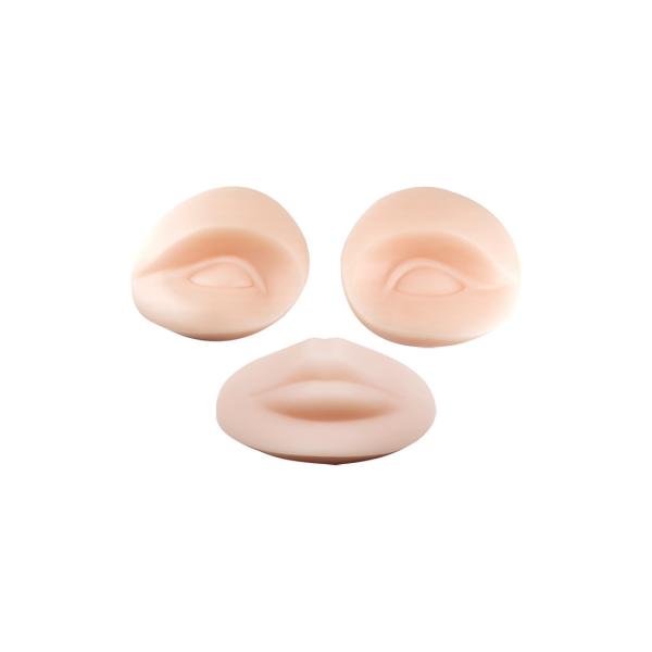 Buy Silicone Removable Permanent Makeup Practice Skin For Mannequin Head at wholesale prices