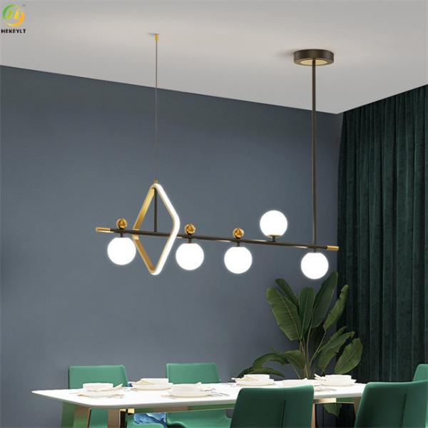 Buy Home Light Luxury Glass Chandelier G9 Restaurant Modern Pendant Light at wholesale prices