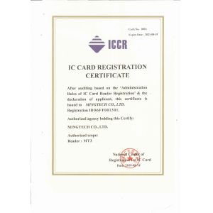 Shenzhen MingTech Co.,Ltd Certifications