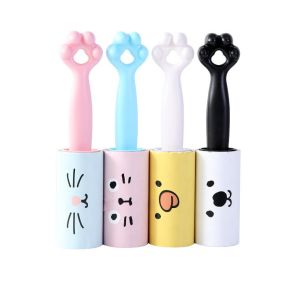 Cat Design Handle 60 Layers Sticky Disposable Paper Tearing Lint Roller