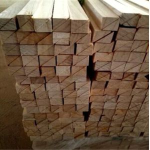 Building Construction Paulownia Triangle Chamfer Timber Strip