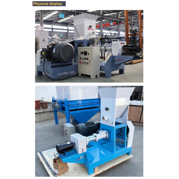 Fish Food Manufacturing Machine Floating Fish Feed Mill Machine Pellet Extruder 7.5 Ton/H