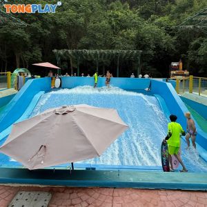 Commercial Wave Pool Water Play Equipment with 18.7m × 13.4m Dimensions and 420m