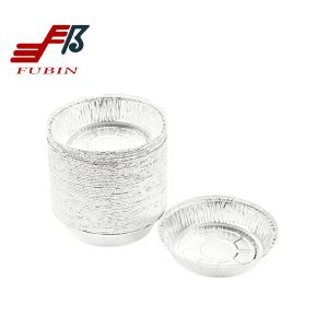 FDA Disposable Round Foil Trays Aluminum Pizza Pan With Lids