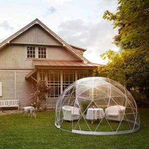 Waterproof Outdoor 5m Geodesic Dome Garden Geodesic Four Season Tent