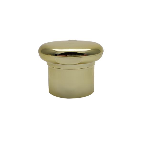 Buy 30.4mm Height 24/415 Plastic Flip Top Cap Electroplating Crown Shape at wholesale prices