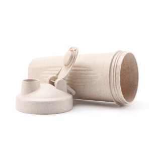 600ml Sports Environmental Protection Material Wheat Shaker Bottles Protien