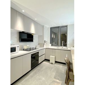 High End Melamine Kitchen Cabinet With Island Custom Cabinets