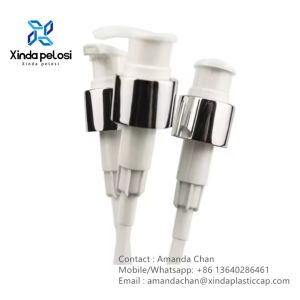 Aluminum Plastic Cap Soap Dispenser Pump Lotion Dispenser Pump for bottle