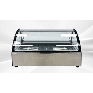 Quality Stainless Steel Table Top Ice Cream Display Showcase Freezer For Gelato for sale