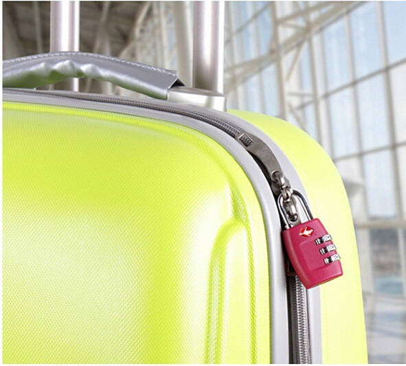 TSA 3digit travel bag lock zinc alloy