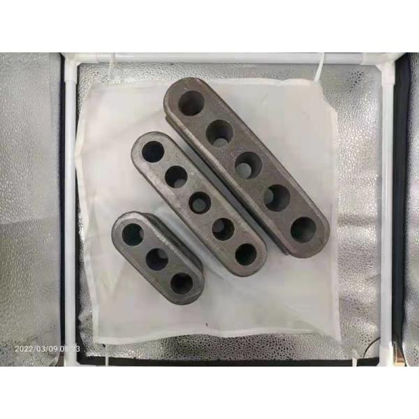 Buy Curved Post Tensioning Accessories Prestressed Ductile Iron Wedge Block at wholesale prices