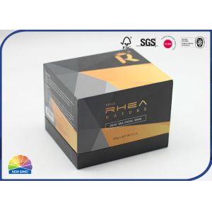 Glossy Shoulder Neck Rigid Boxes Paper Cardboard Package 3 Piece