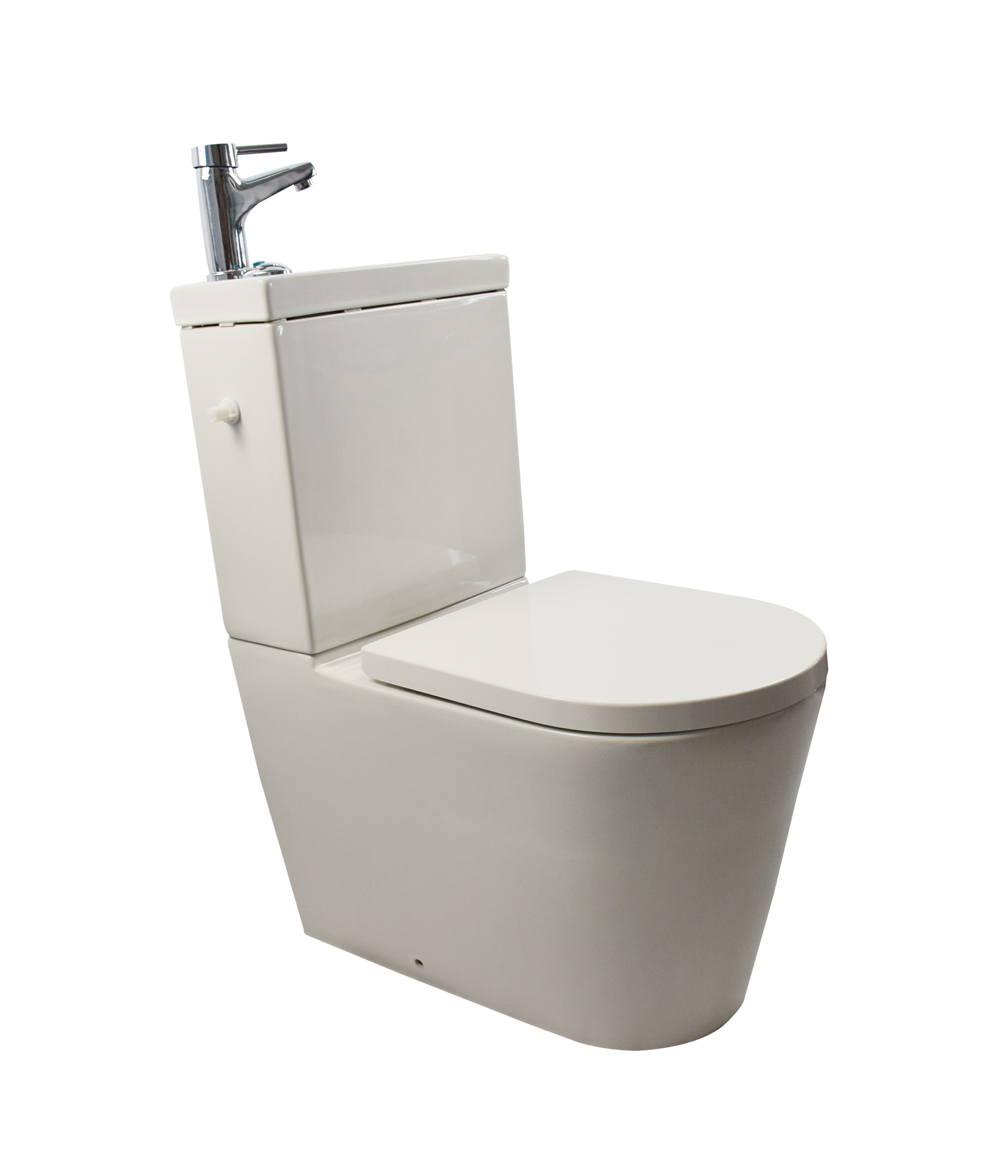 2 in 1 Water Saving Commode Ceramic Toilet Bowl and Hand Wash Basin Combination