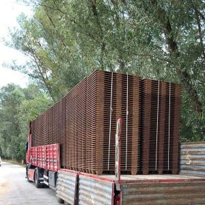 Single Mould Sawdust Preessed Wood Pallet Machine