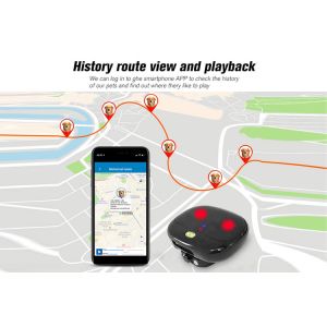 Mini IP67 Positioning Pet GPS Tracker With 500mA Battery Capacity