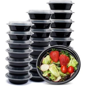 Reusable Disposable Plastic Food Containers Dishwasher Safe Takeaway Box